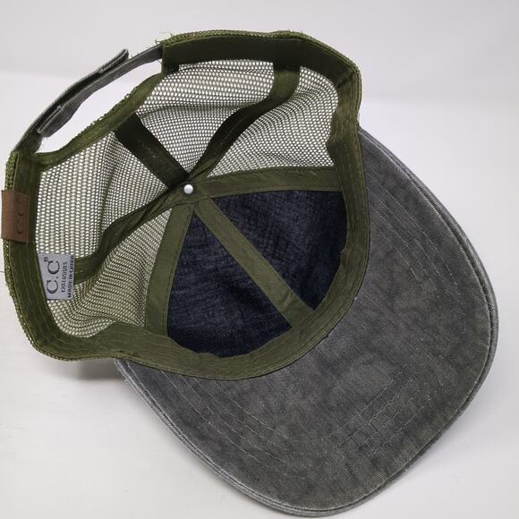 C.C Strapback Mesh Back Trucker Hat Multicolor One Size Outdoor Blank - Picture 7 of 9